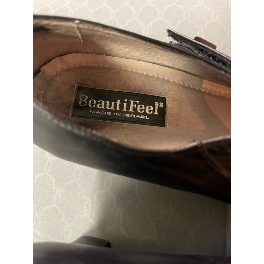BeautiFeel Black Mary Jane Heels Women's Size 39 Good Uses Condition - Picture 9 of 11
